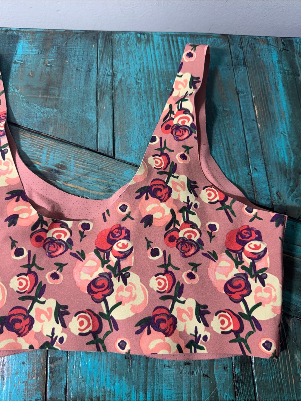ANNA SUI x KNIX Rose Bouquet Luxe Pullover Bra Size Medium - Picture 8 of 10